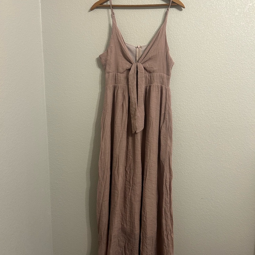 LISTICLE Front Tie Maxi Dress SIZE L